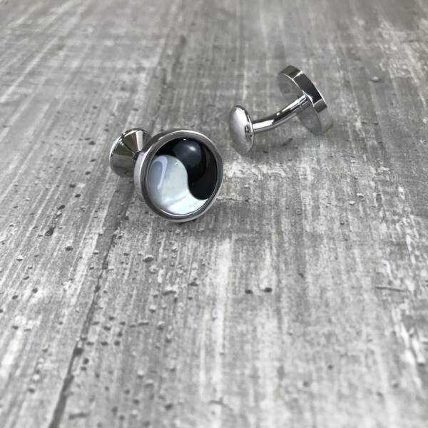 Boutons de manchette Yin Yang