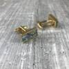 Boutons de manchette or et paillettes de nacre