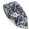 Cravate à motif liberty bleu