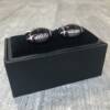 Boutons de manchette ballons rugby