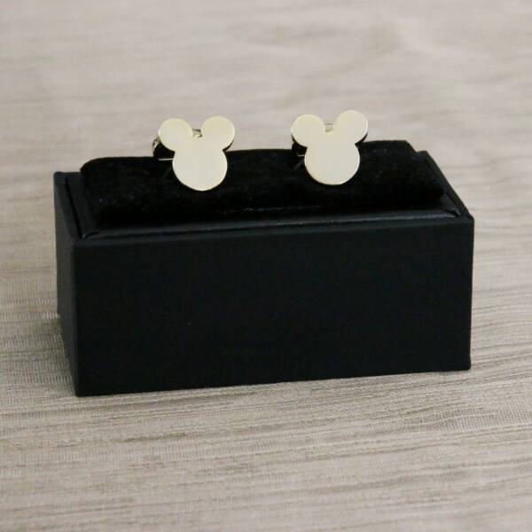 Boutons de manchette Disney or