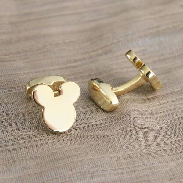 Boutons de manchette Disney or