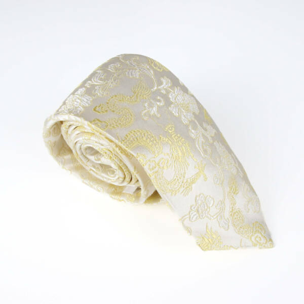 Cravate satiné à motif paisley