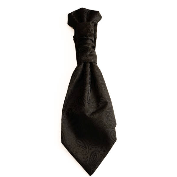 lavallière paisley noir