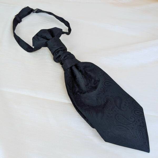 Lavallière Paisley noir