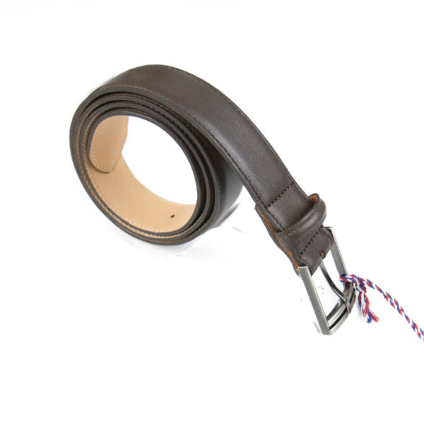 Ceinture française cioccolato cuir
