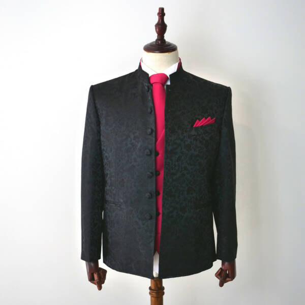 costume col mao noir
