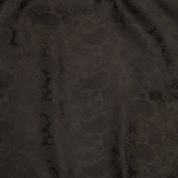 pochette de costume noir brillant