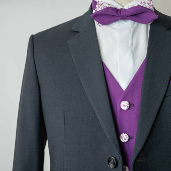 Veste grise foncé cérémonie