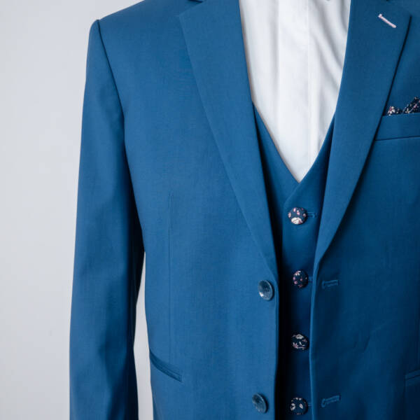 Costume bleu égée cérémonie