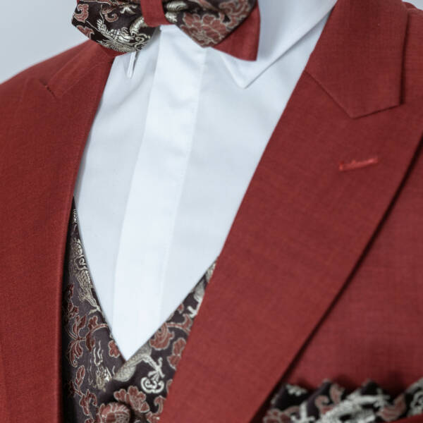 Veste terracotta texturé