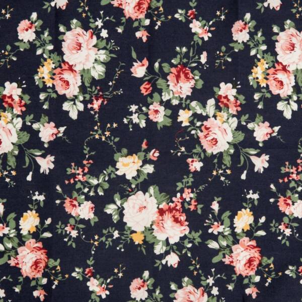 pochette de costume bleu fleurs